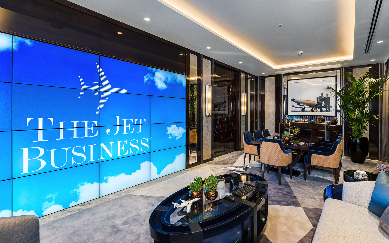 The Jet Business showroom at 25 Park Lane